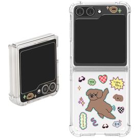 [S2B] Clear TPU+PC Bumper Case Galaxy Z Flip6 – Crystal Clear, Shock-Absorbing, Camera & Button Protection for Galaxy - Made in Korea